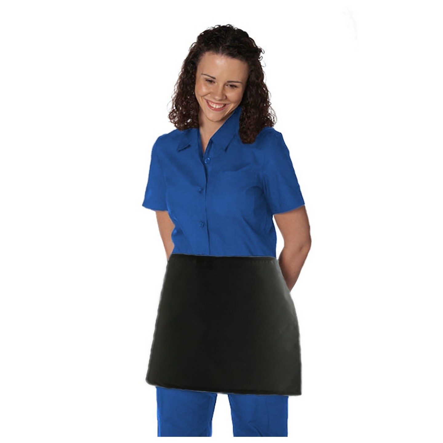 AP387 - MOBB Waist Apron No Pockets - Premium Fabric: 65/35 poly-cotton 7.5oz