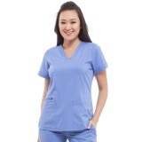 2278 Healing Hands Purple Label Jasmin Fashion V-neck Scrub Top
