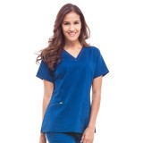 2278 Healing Hands Purple Label Jasmin Fashion V-neck Scrub Top
