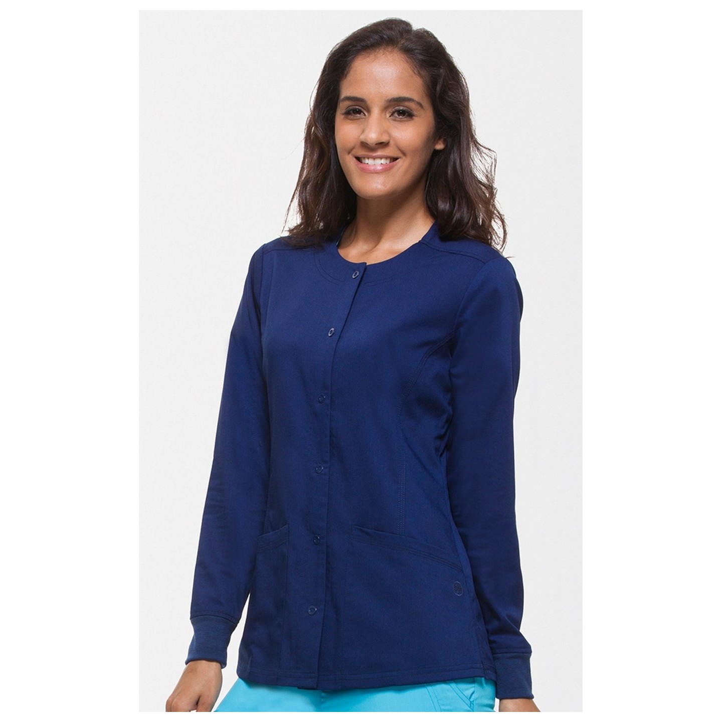 5063 Healing Hands Purple Label Daisy Scrub Jackets With Cell Phone Pocket