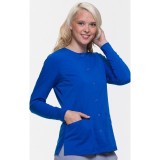 5063 Healing Hands Purple Label Daisy Scrub Jackets With Cell Phone Pocket