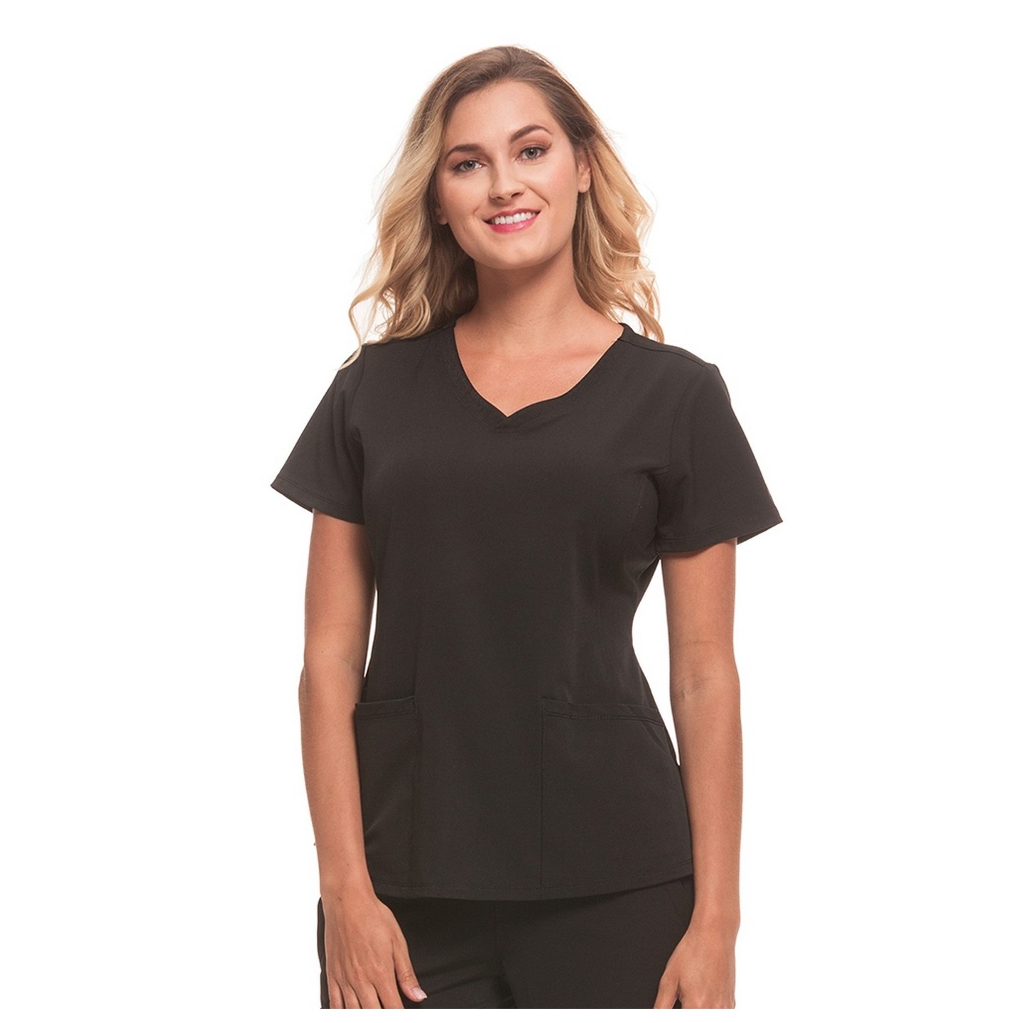 2500 HH Works by Healing Hands Monica V-Neck Scrub Top