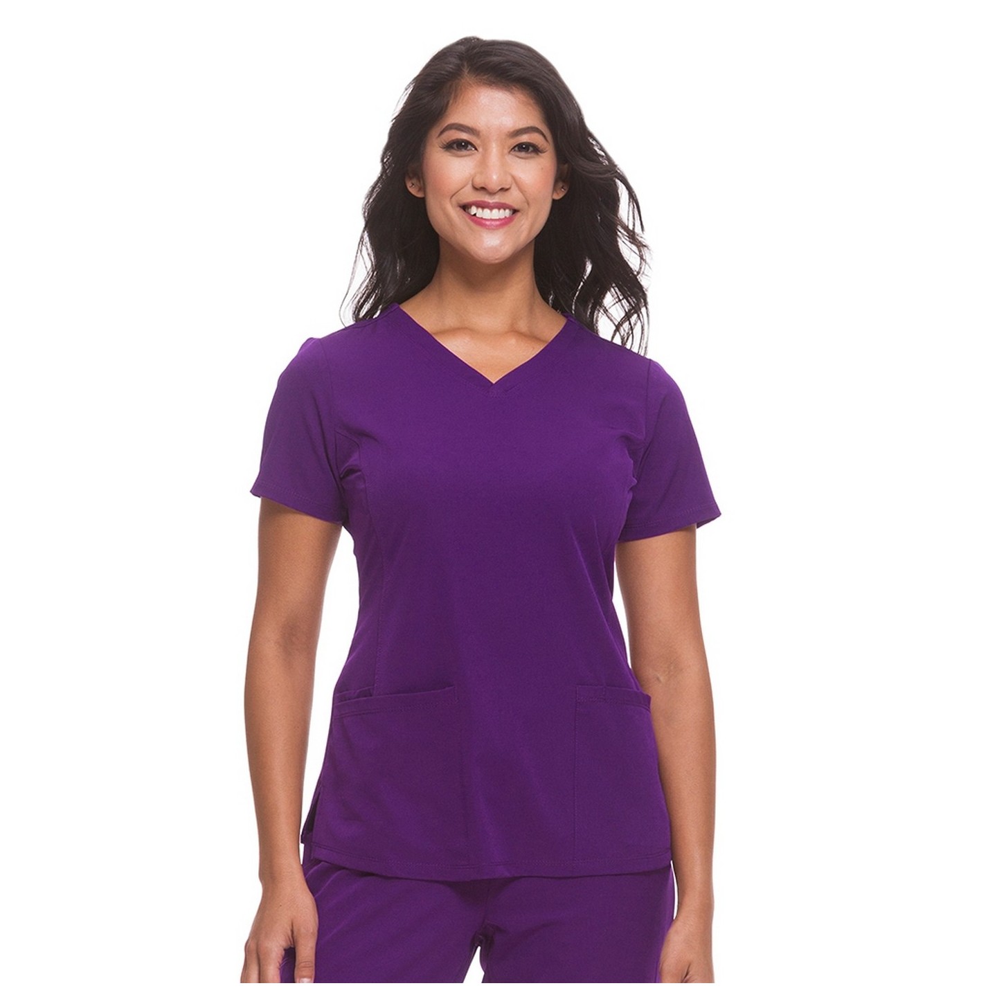 2500 HH Works by Healing Hands Monica V-Neck Scrub Top
