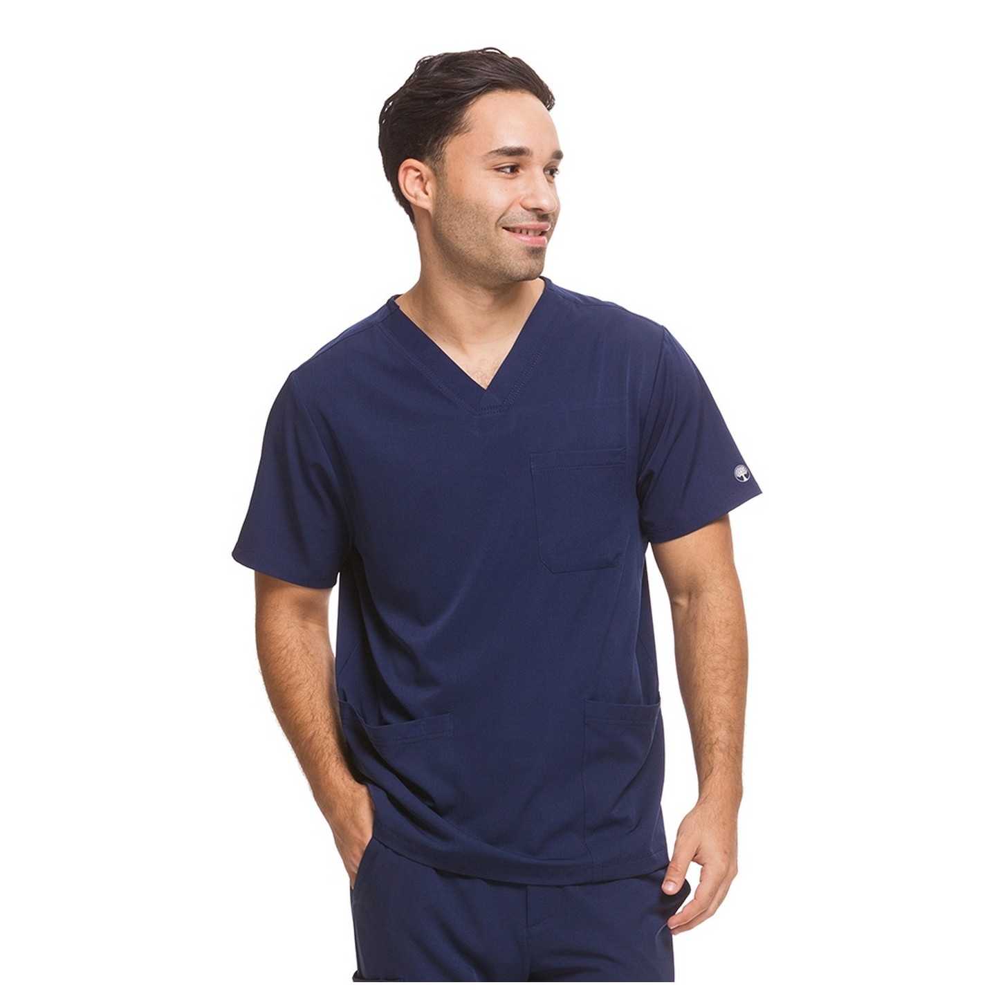 Haut 2590 HH Works de Healing Hands pour Homme, col V froncé au col Matthew