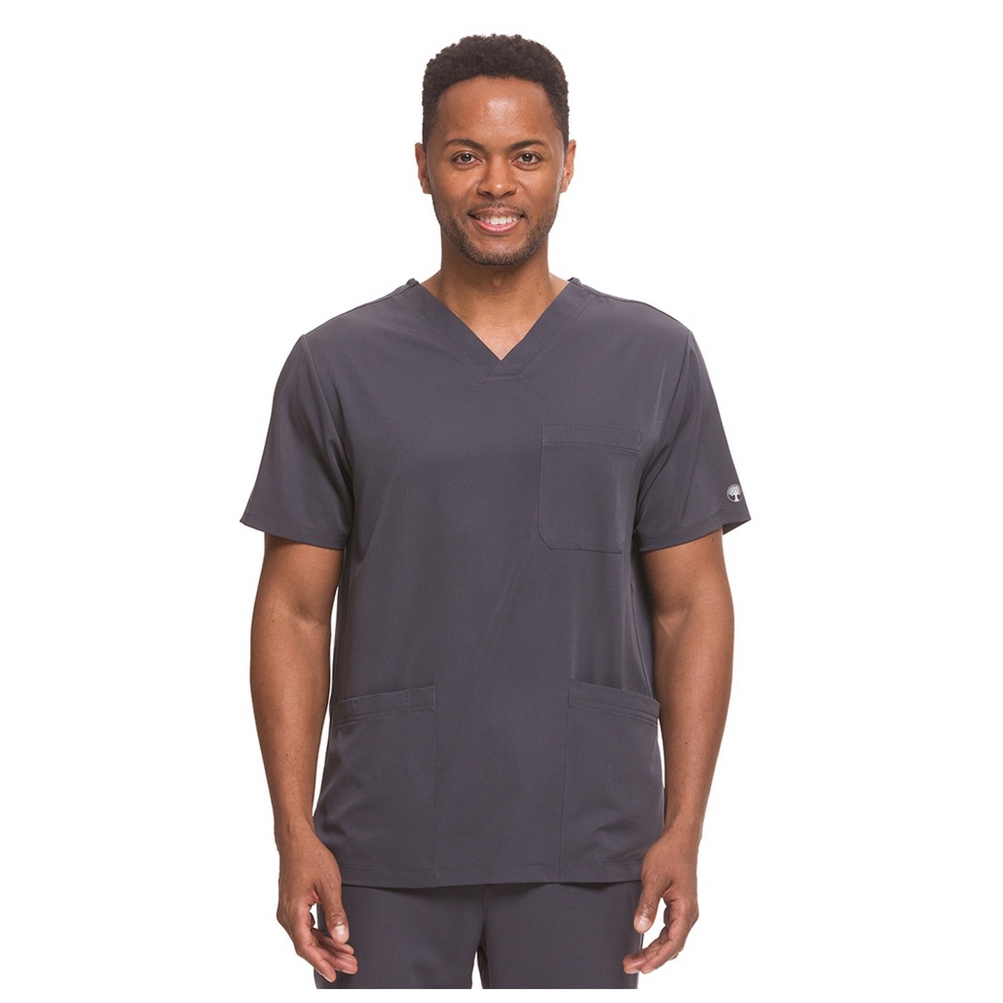 Haut 2590 HH Works de Healing Hands pour Homme, col V froncé au col Matthew