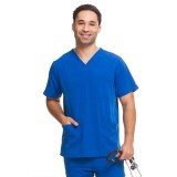 2590 HH Works by Healing Hands Men's Matthew V-Neck Scrub Top