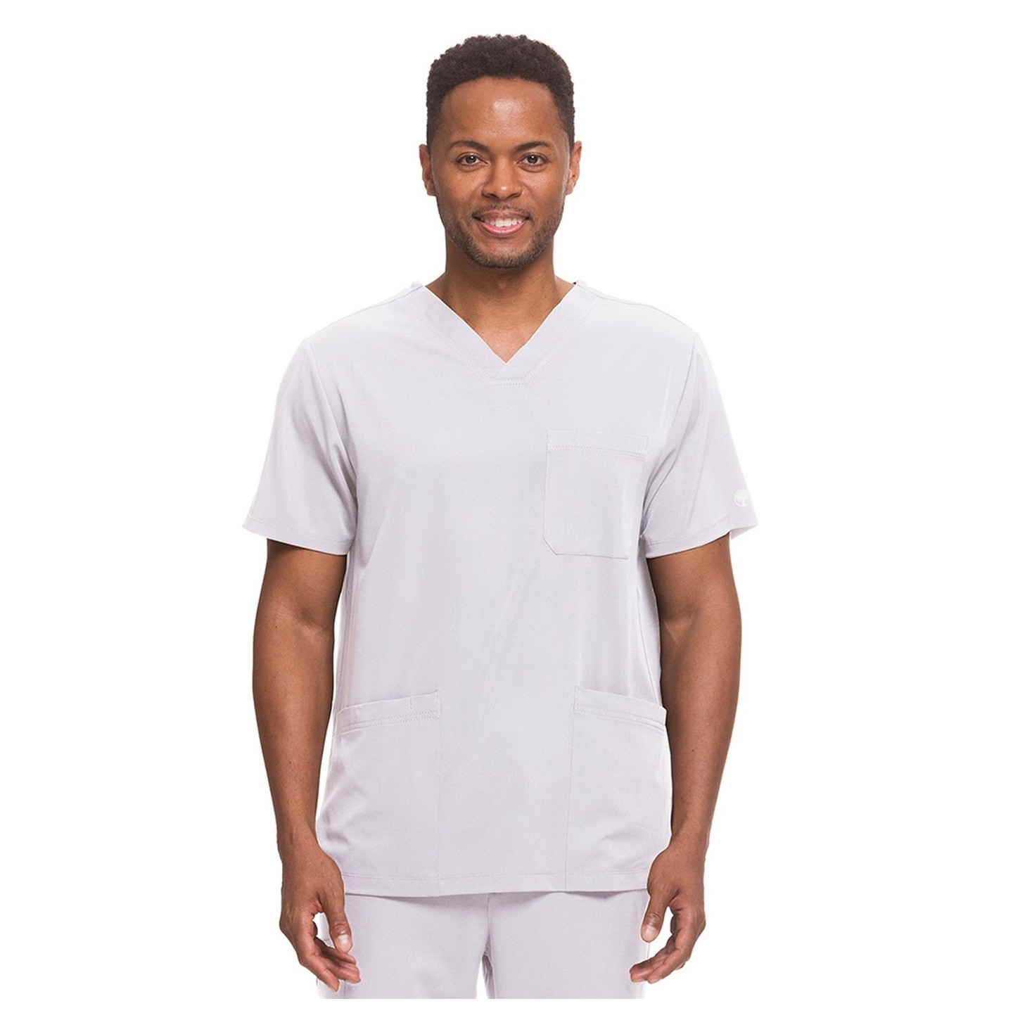 Haut 2590 HH Works de Healing Hands pour Homme, col V froncé au col Matthew