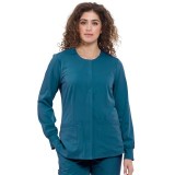 5500 HH Works by Healing Hands Megan Round Neck Warm-Up Scrub Jacket