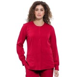 5500 HH Works by Healing Hands Megan Round Neck Warm-Up Scrub Jacket