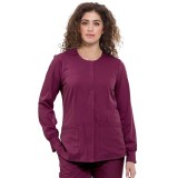 5500 HH Works by Healing Hands Megan Round Neck Warm-Up Scrub Jacket