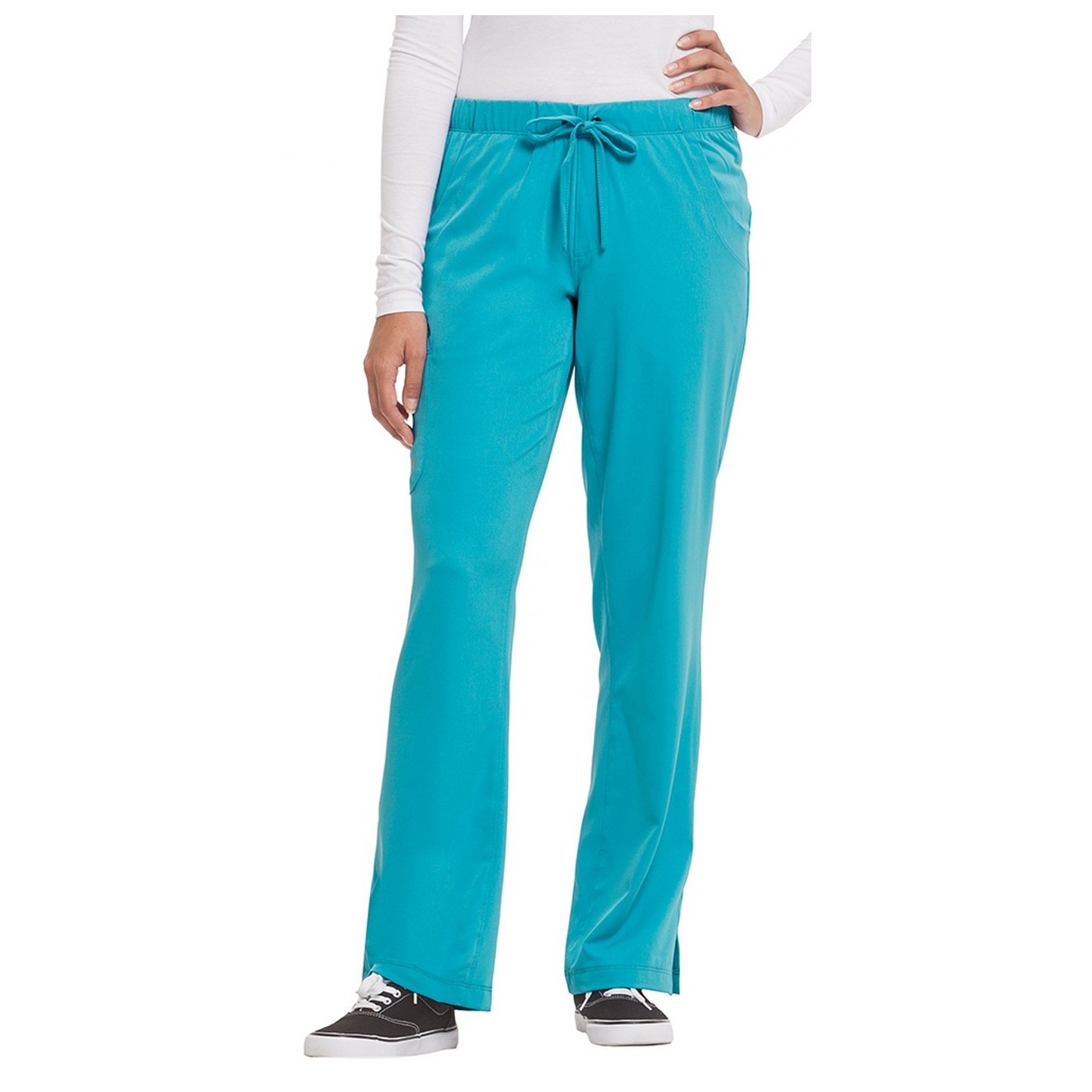 9560 Rebecca HH Works by Healing Hands 6 Pocket Drawstring Waist Straight Leg Cargo Scrub Pants
