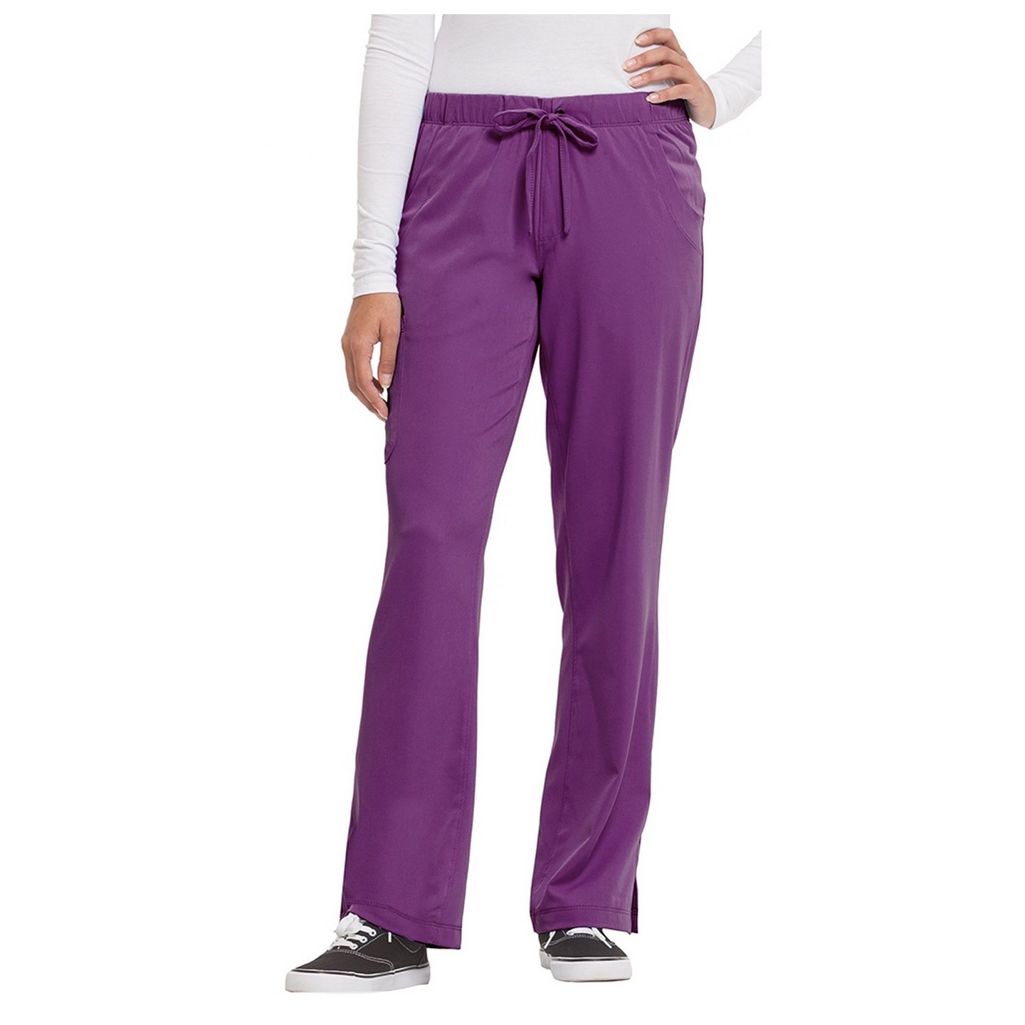 9560 Rebecca HH Works by Healing Hands 6 Pocket Drawstring Waist Straight Leg Cargo Scrub Pants
