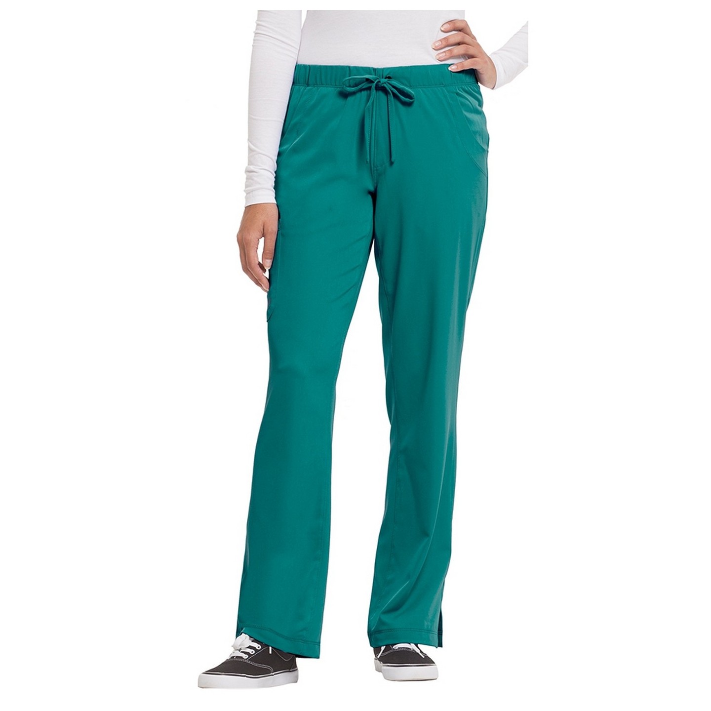 9560 Rebecca HH Works de Healing Hands Pantalon Scrub Cargo jambe droite à 6 poches avec cordon de serrage