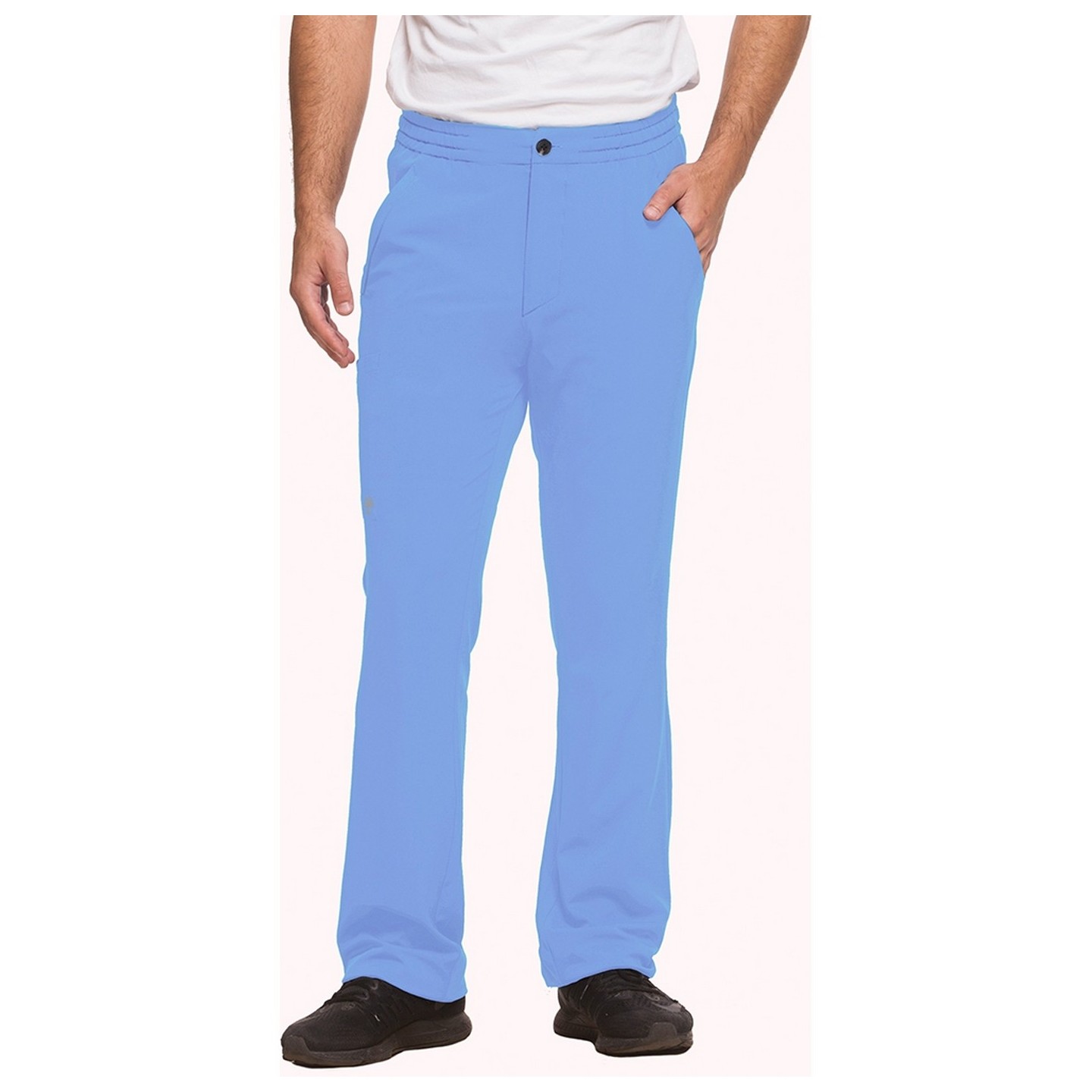 9590 HH Works by Healing Hands Men's Ryan Slim Leg Elastic Waist Pant