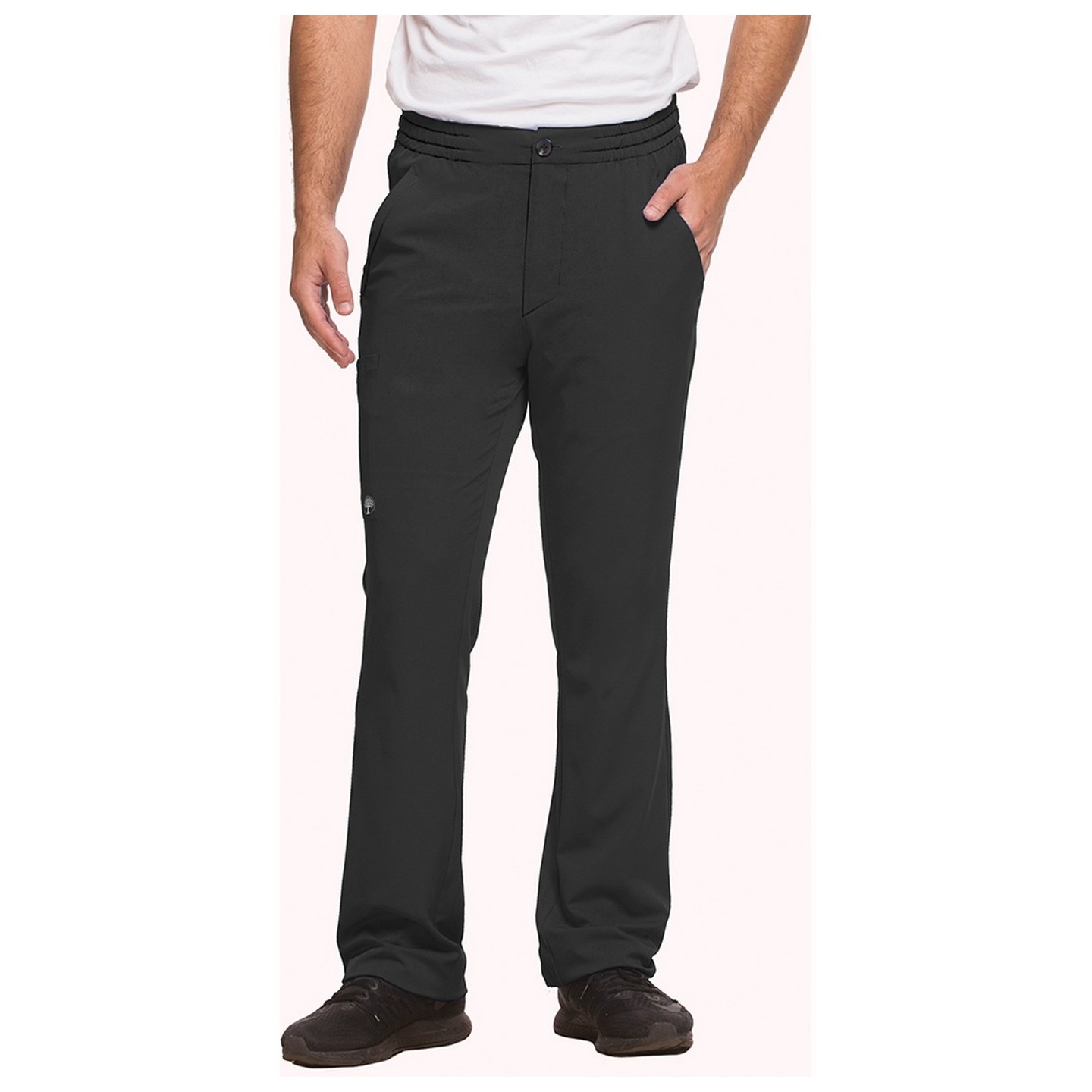 9590 HH Works by Healing Hands Men's Ryan Slim Leg Elastic Waist Pant