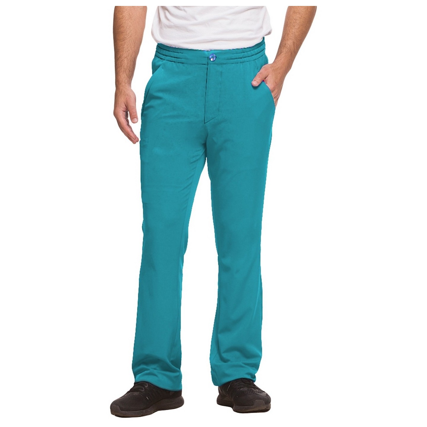 9590 HH Works by Healing Hands Men's Ryan Slim Leg Elastic Waist Pant