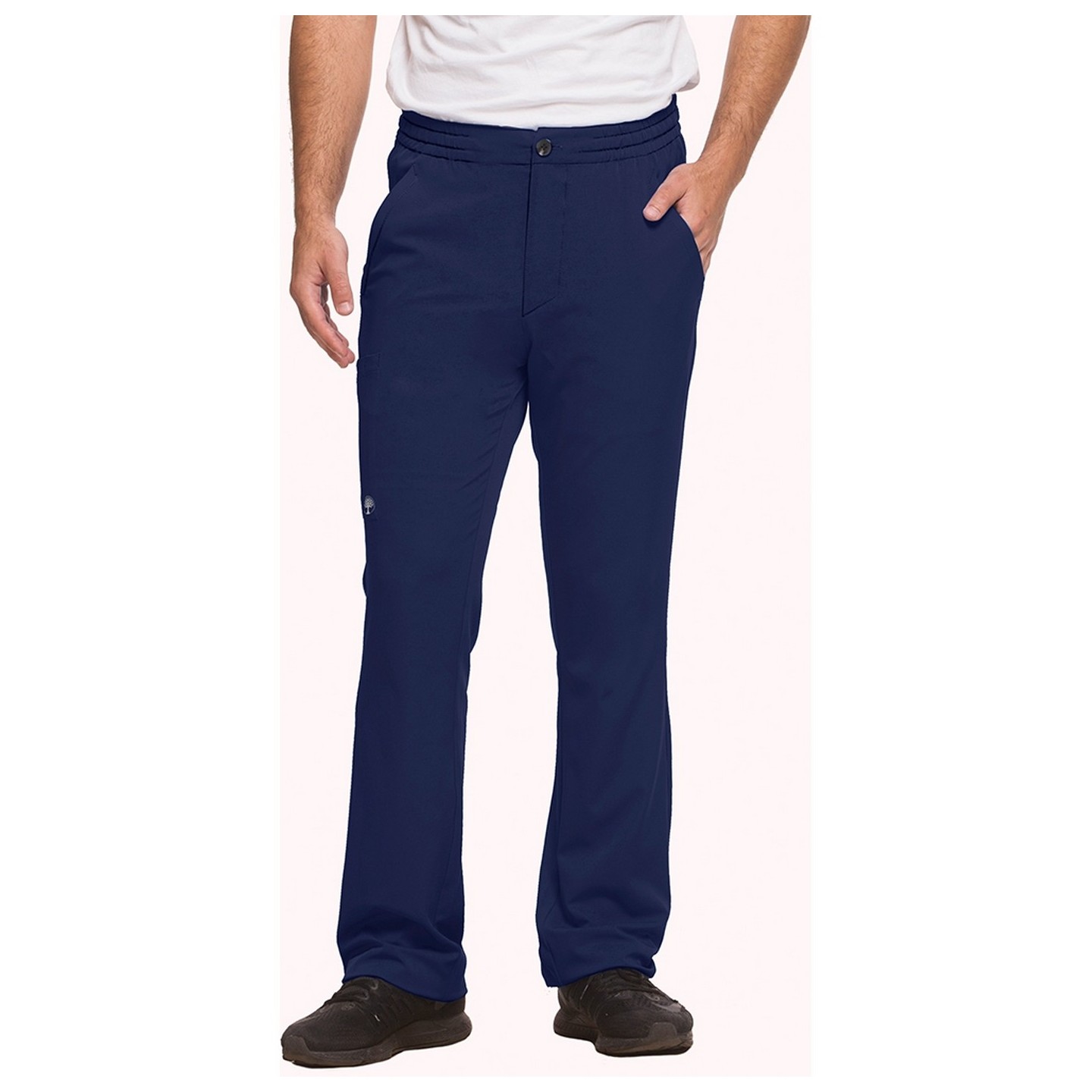 9590 HH Works by Healing Hands Men's Ryan Slim Leg Elastic Waist Pant