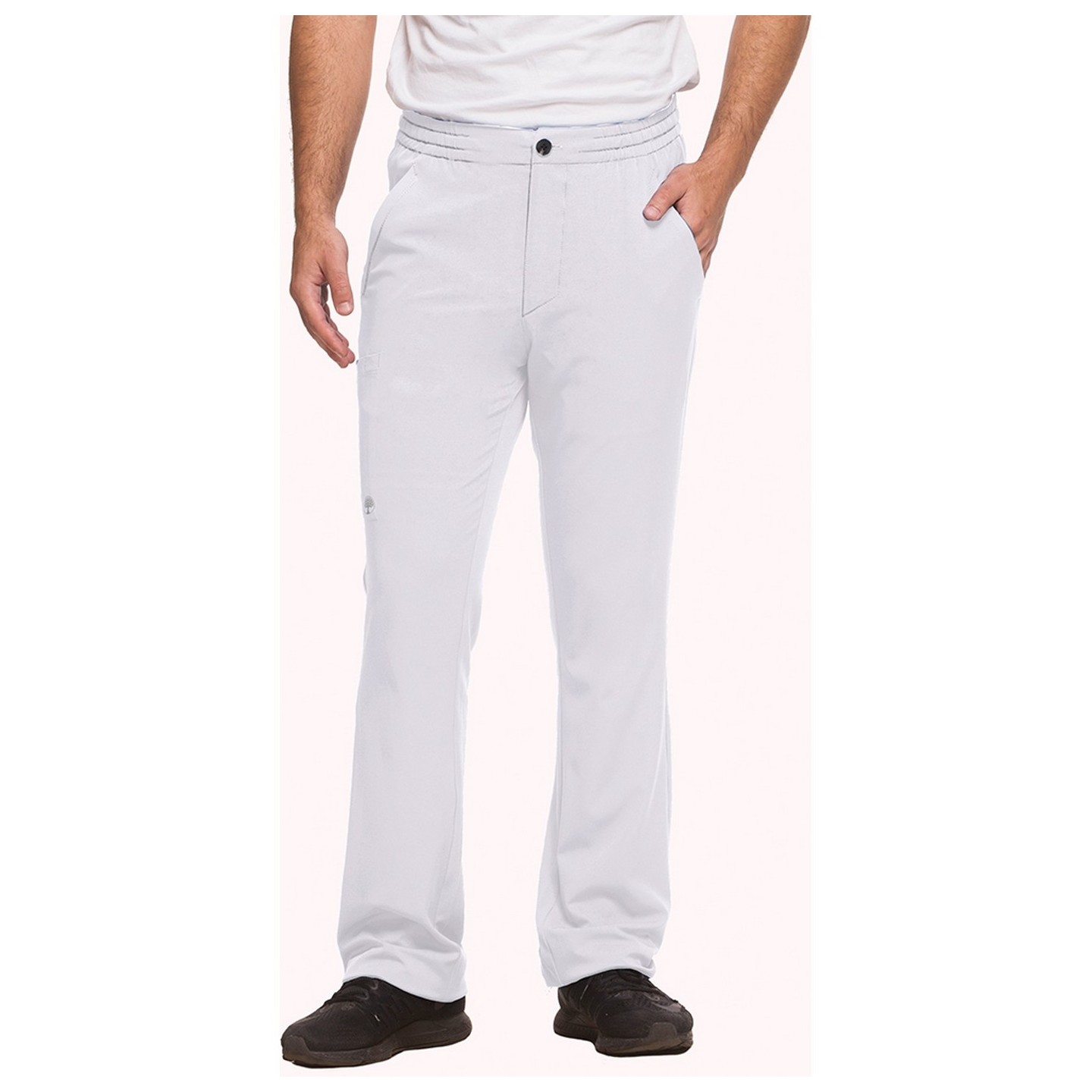 9590 HH Works by Healing Hands Men's Ryan Slim Leg Elastic Waist Pant