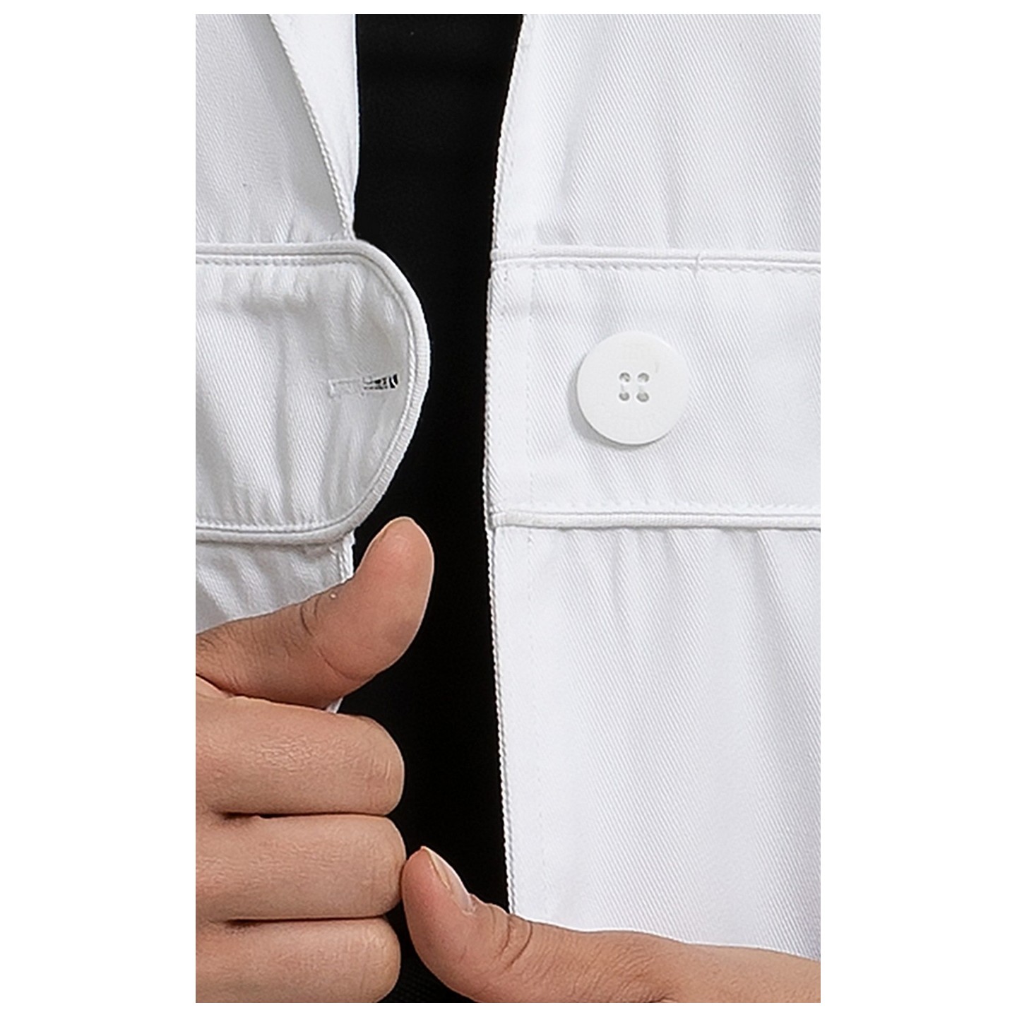 8617 Med Couture Belted Lab Coat 33" Length