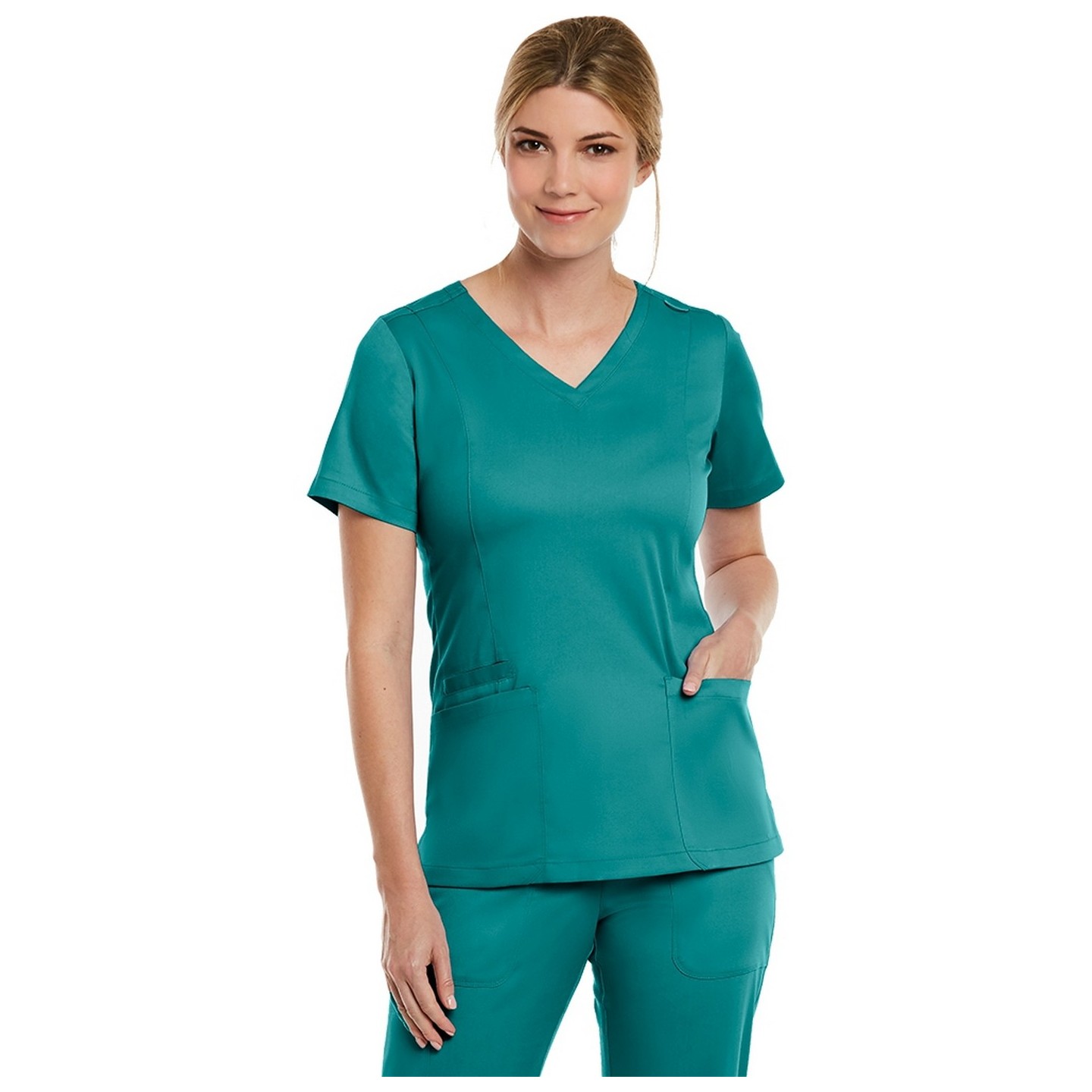 3501 Matrix Both Side V-Neck Top - Maevn