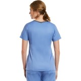 3502 Matrix Both Side Contrast V-Neck Top - Maevn