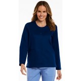 7701 Matrix Round Neck Snap Jacket - Maevn