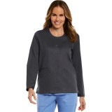 7701 Matrix Veste à boutons snap et au col rond - Maevn