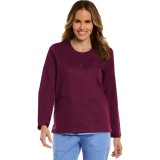 7701 Matrix Round Neck Snap Jacket - Maevn