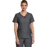 3901 Matrix Pro Contrast Double V-Neck Top - Maevn