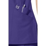 6155 W123 de Wonderwink - Haut en V stylisé pour femme