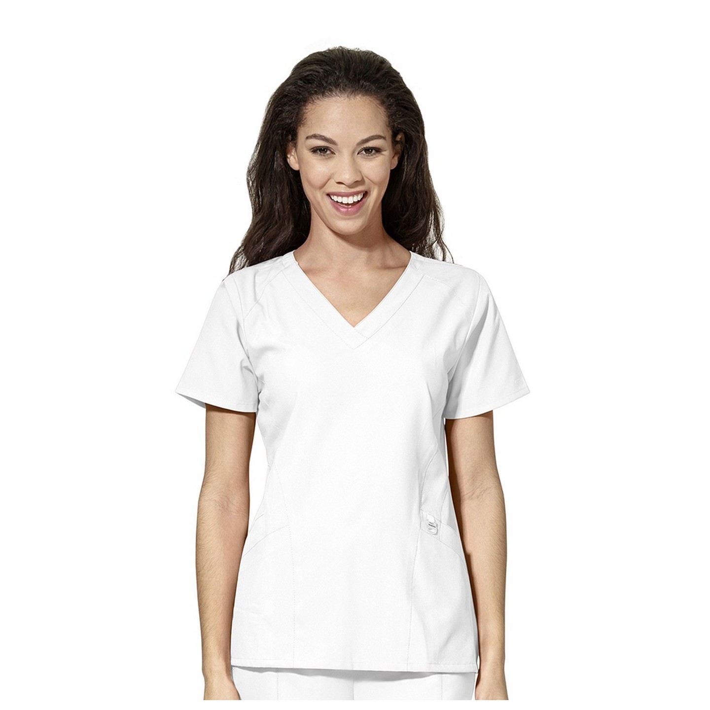 6155 W123 de Wonderwink - Haut en V stylisé pour femme