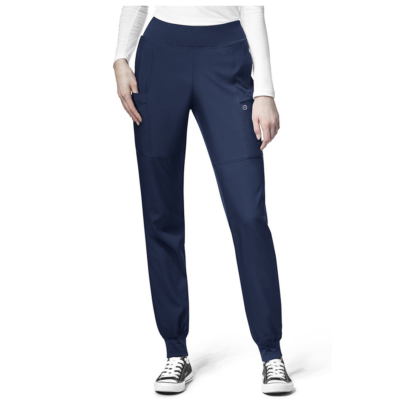 5555 W123 by WonderWink - Comfort Waist Cargo Jogger Scrub Pants