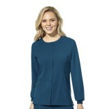 8155 W123 by WonderWink - Veste d'échauffement ras du cou pour femme
