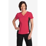 Flexi V-Neck Scrub Top by MOBB - Red (RE)