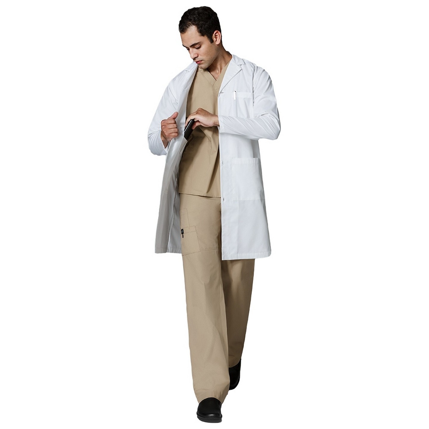7302 Wonderlab Men’s Long Lab Coat