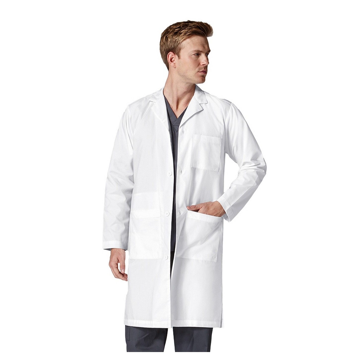 7302 Wonderlab Men’s Long Lab Coat