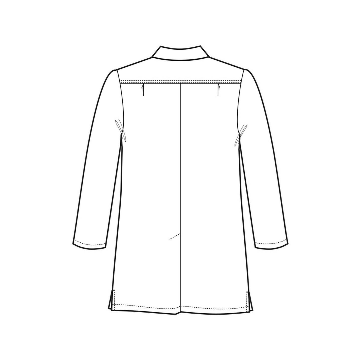 7302 Manteau long de laboratoire Wonderlab pour homme