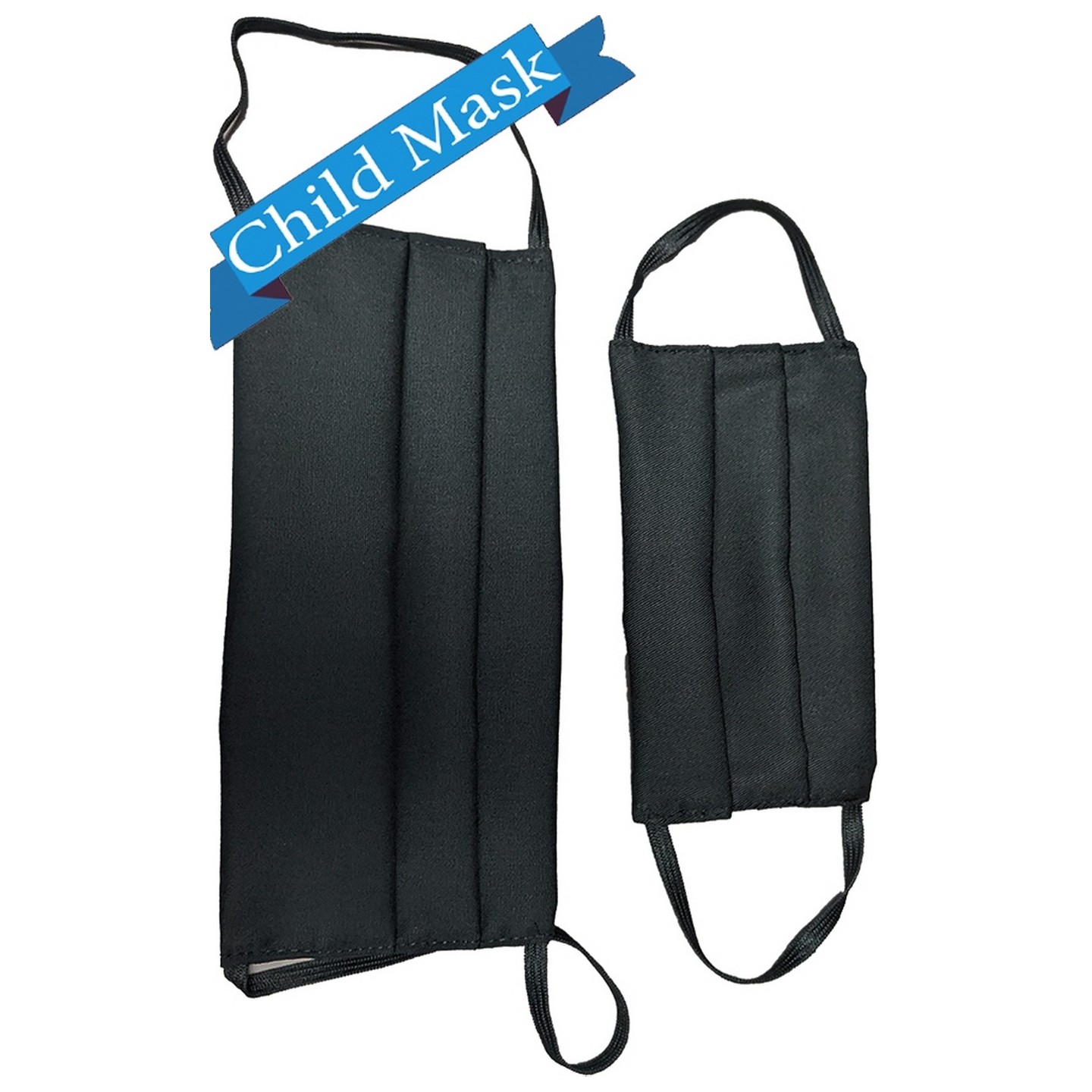 Child AV-FMCHILD Black Reusable Cloth Face Mask 3 Pack - *FINAL SALE