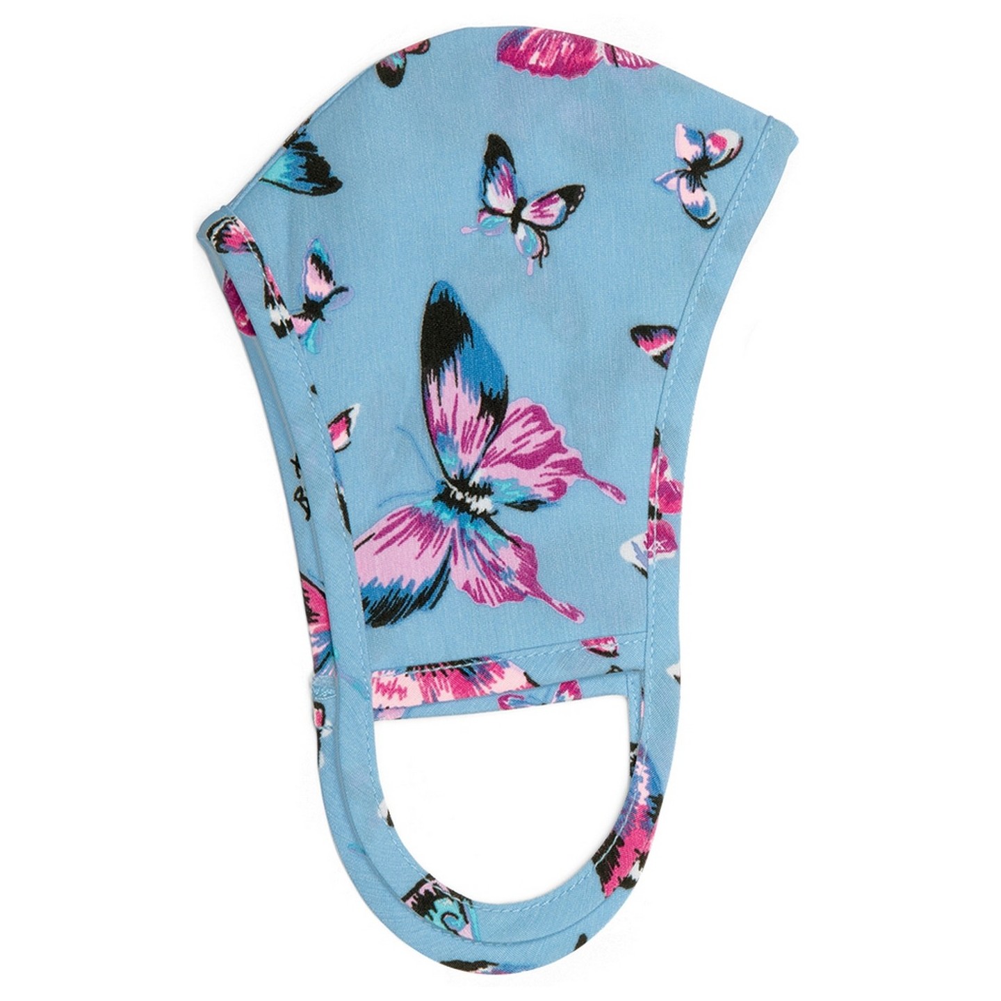 BA157 koi Scrub Face Mask - Bright Butterflies