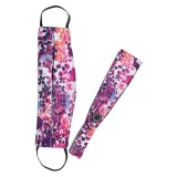 A162 koi Fashion Mask + Headband Set - Splatter Floral