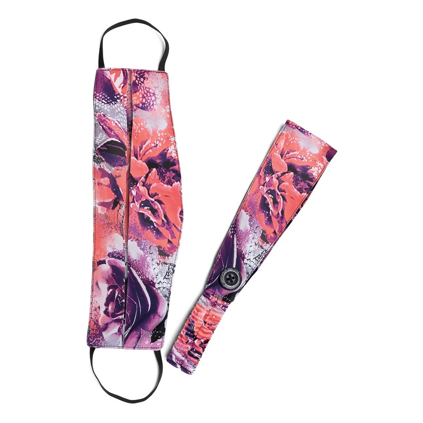 A162 koi Fashion Mask + Headband Set - Rose Frost