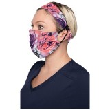 A162 koi Fashion Mask + Headband Set - Rose Frost