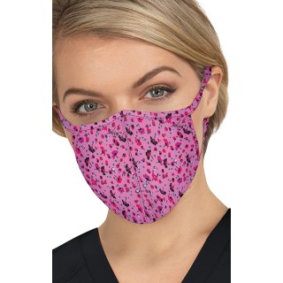 BA157 koi Scrub Face Mask - Ditsy Floral Light Orchid