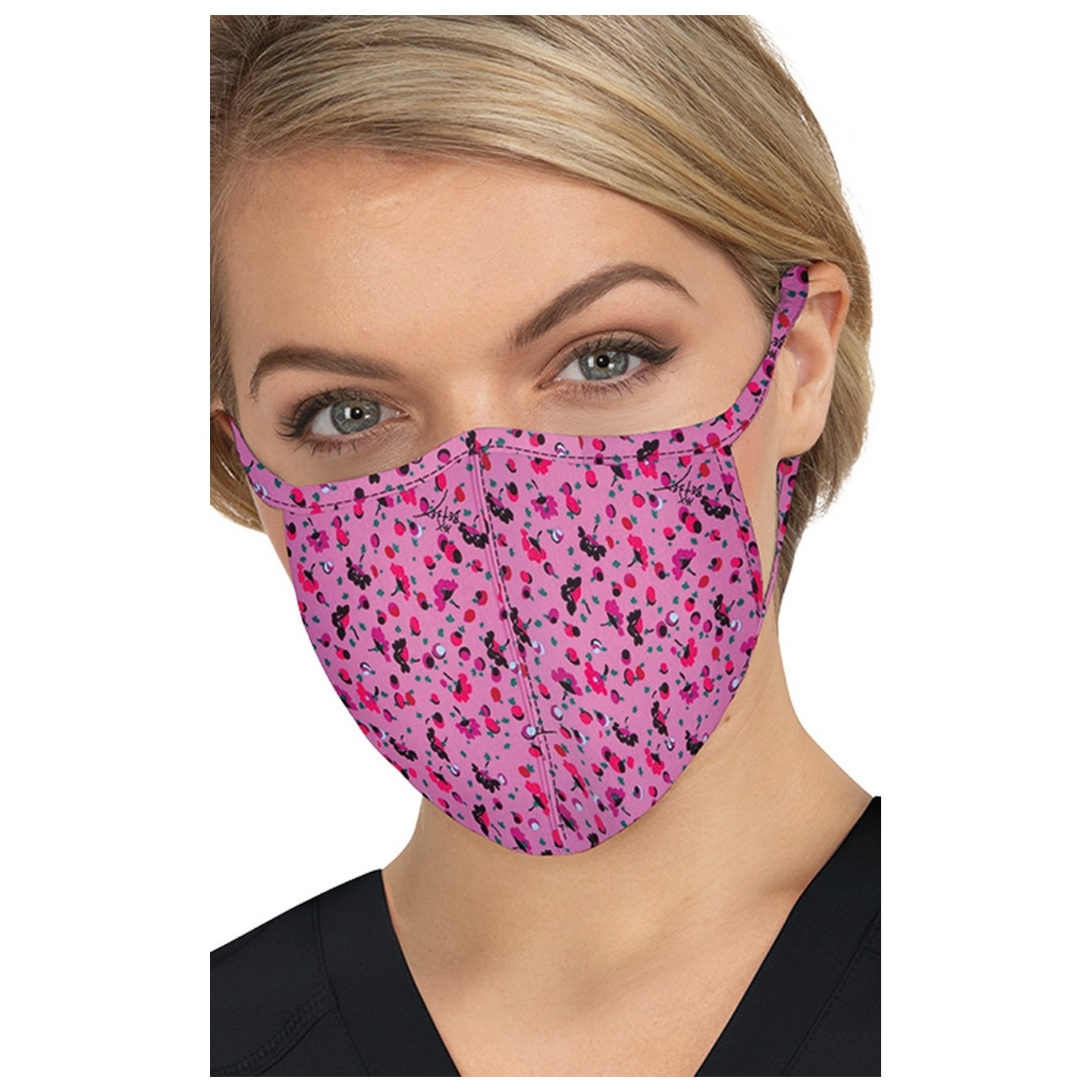 BA157 koi Scrub Face Mask - Ditsy Floral Light Orchid