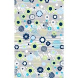 GTCP Zinnia Stretch Unisex Scrub Caps - Print: Geo Shower