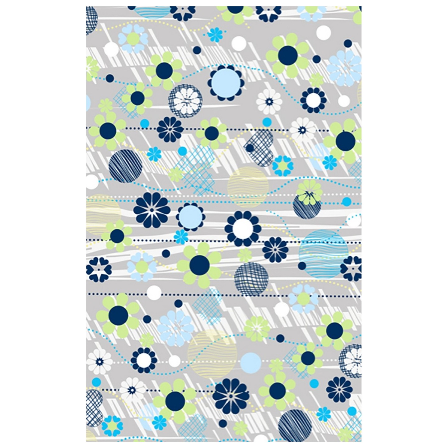 GTCP Zinnia Stretch Unisex Scrub Caps - Print: Geo Shower