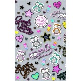 GTCP Zinnia Stretch Unisex Scrub Caps - OMG Owl