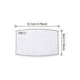 PM2.5 - 10-PACK - Activated Carbon Five Layers Replaceable Filter