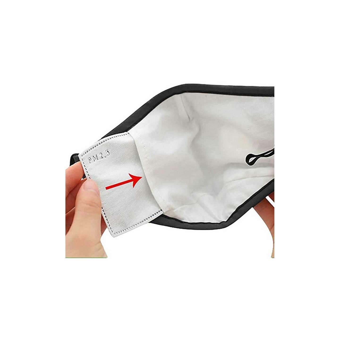 10-PACK - Filtre remplaçable à cinq couches de charbon actif PM2.5