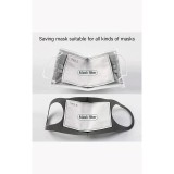 A162 koi Fashion Cloth Mask + Headband Set - Stained Glass Butterfly